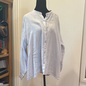 Light Baby Blue button -Up Shirt size XL